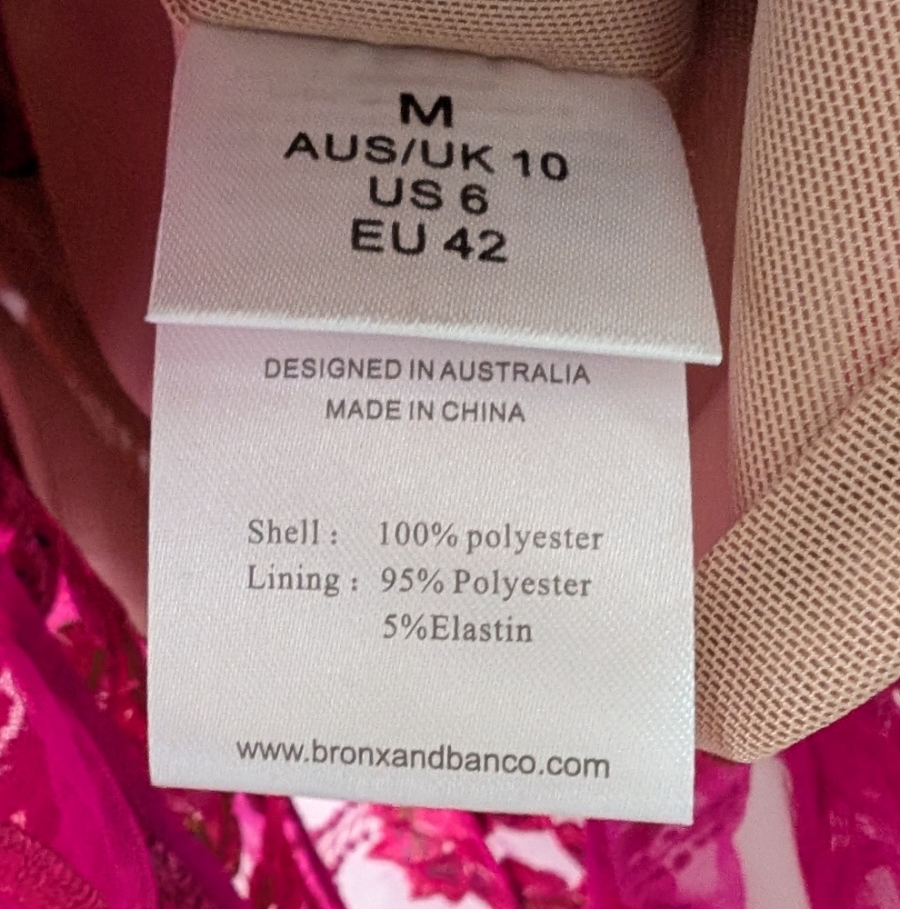 Bronx and Banco Pink Floral Midi Dress - Picture 4 of 5